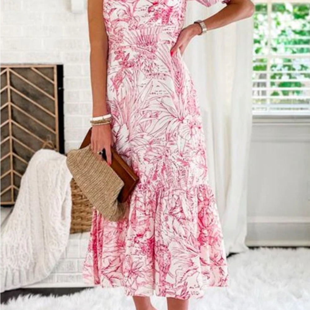 Floral Pink Dress